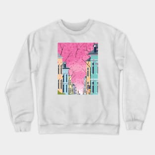 Altstadt Bonn, ft Cherry Blossom Crewneck Sweatshirt